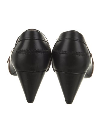 Tod's Leather Colorblock Pattern Pumps