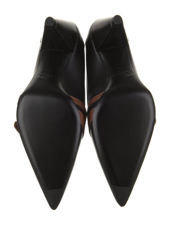 Tod's Leather Colorblock Pattern Pumps