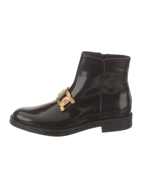 Tod's Leather Combat Boots