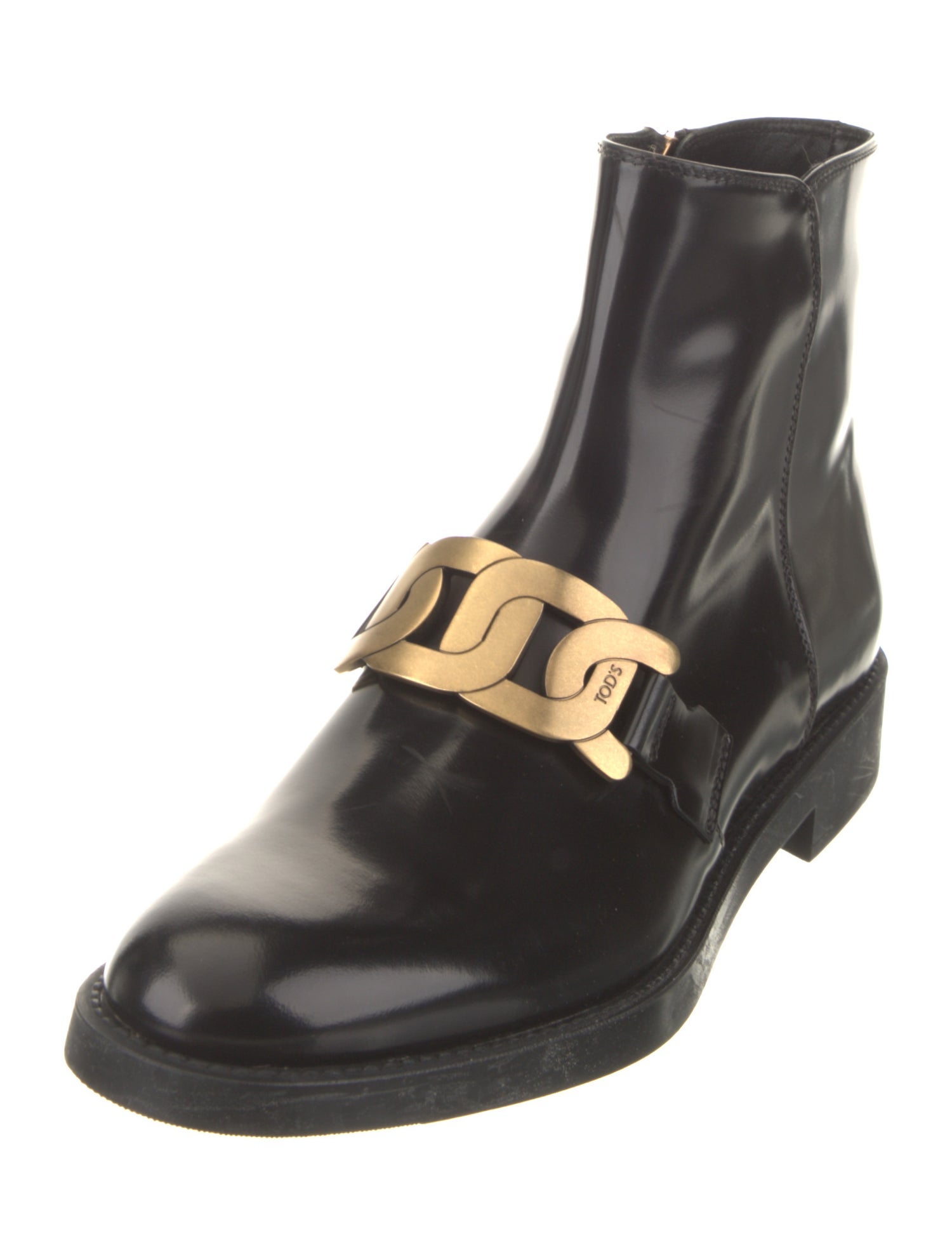 Tod's Leather Combat Boots