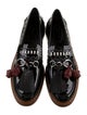 Tod's Patent Leather Chain-Link Accents Loafers