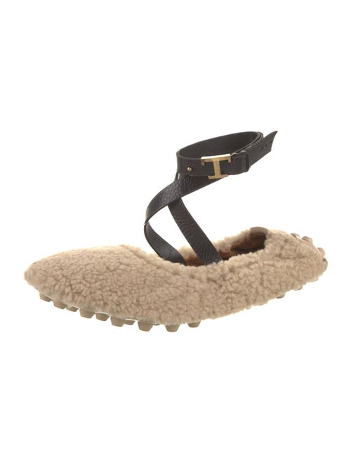 Tod's Faux Fur Moccasins