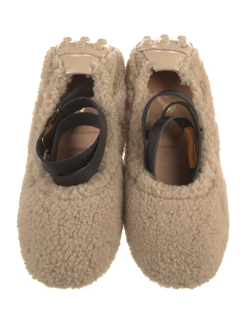 Tod's Faux Fur Moccasins