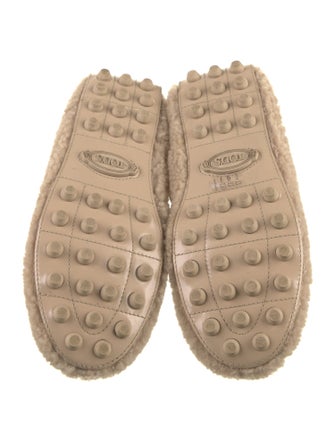 Tod's Faux Fur Moccasins