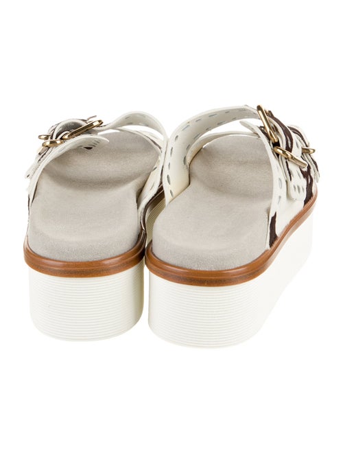 Tod's Ponyhair Printed Slides