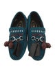 Tod's Suede Leather Trim Embellishment Moccasins