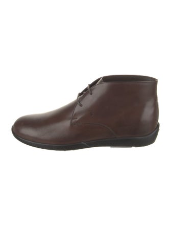 Tod's Leather Lace-Up Boots