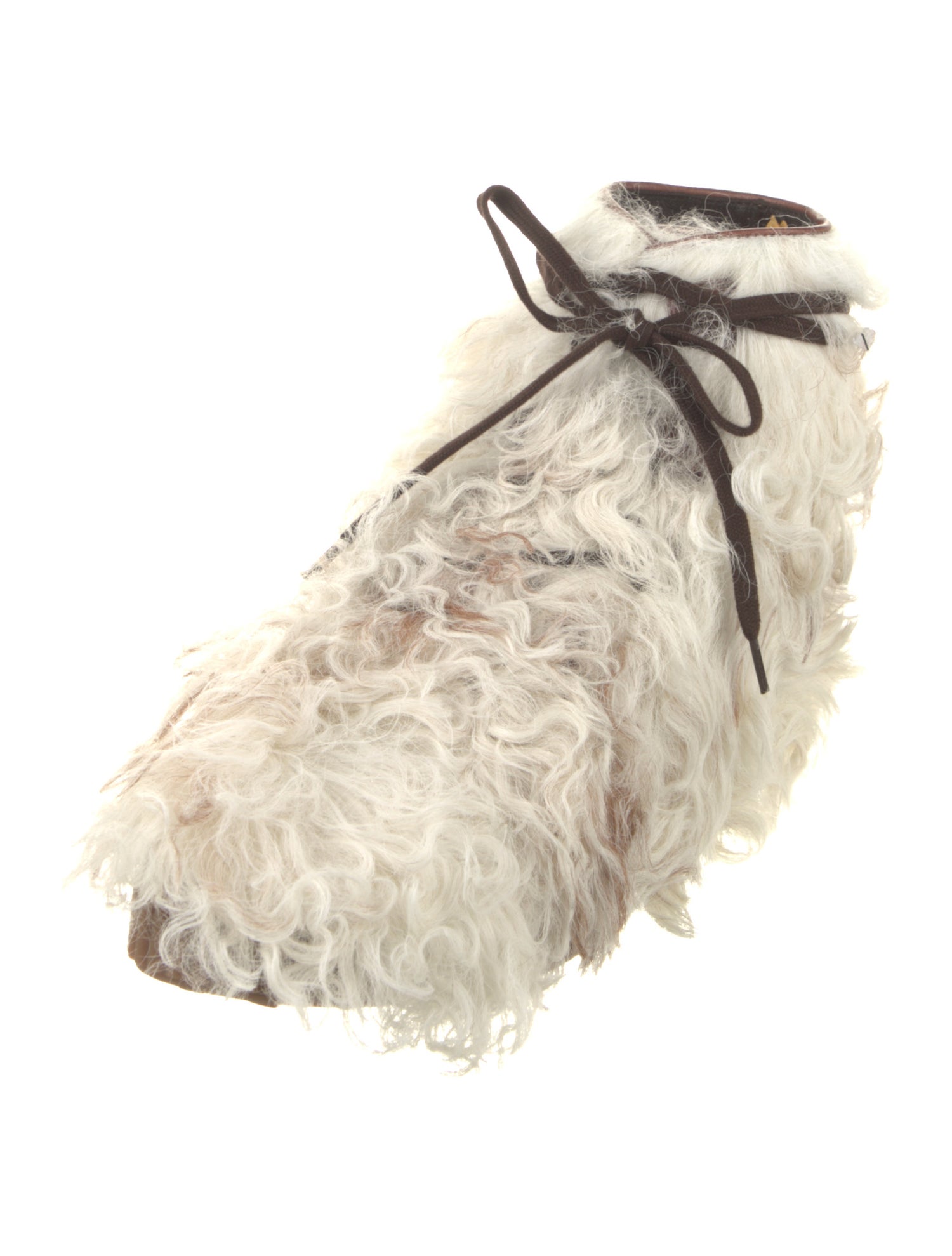 Tod's Faux Fur Lace-Up Boots