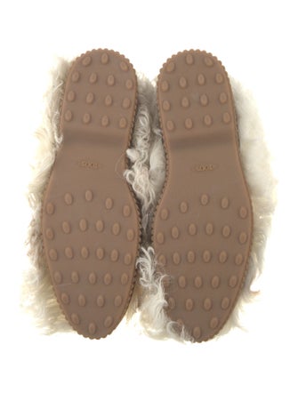 Tod's Faux Fur Lace-Up Boots