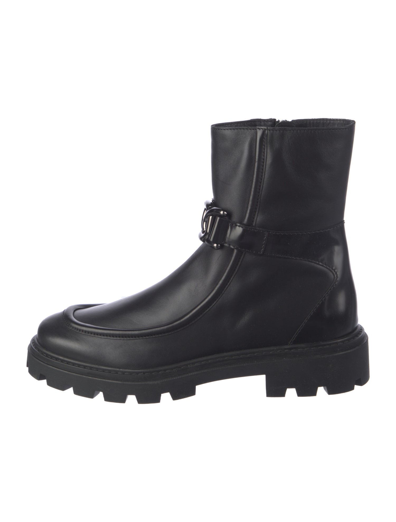 Tod's Leather Rain Boots