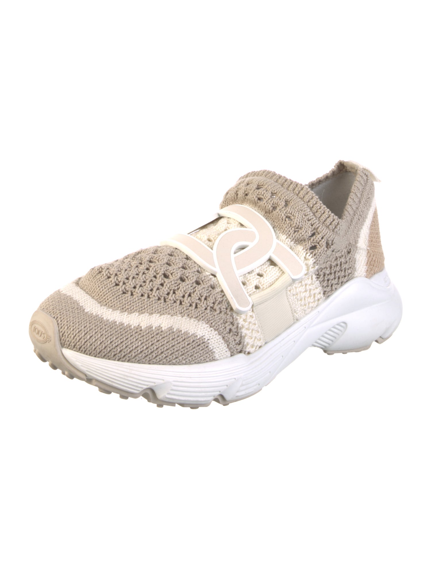 Tod's Leather Trim Embellishment Sneakers