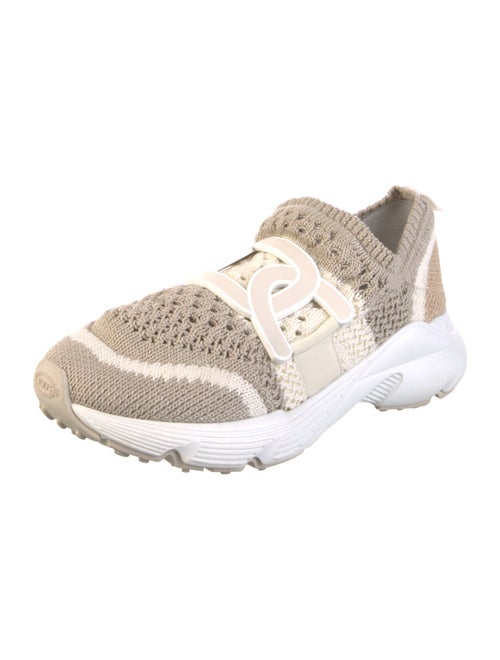 Tod's Leather Trim Embellishment Sneakers