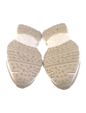 Tod's Leather Trim Embellishment Sneakers