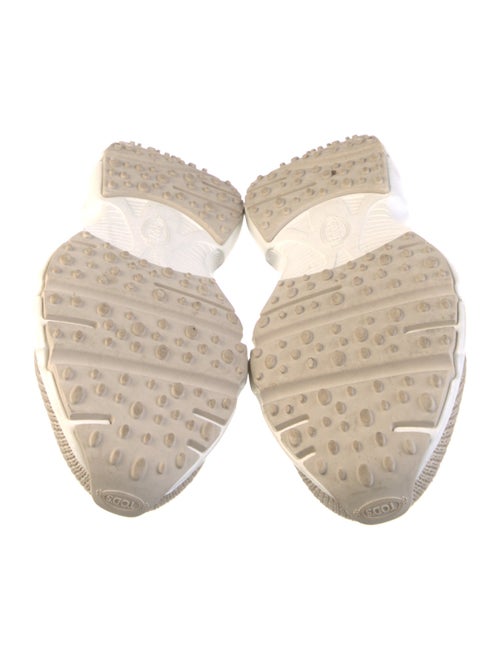 Tod's Leather Trim Embellishment Sneakers