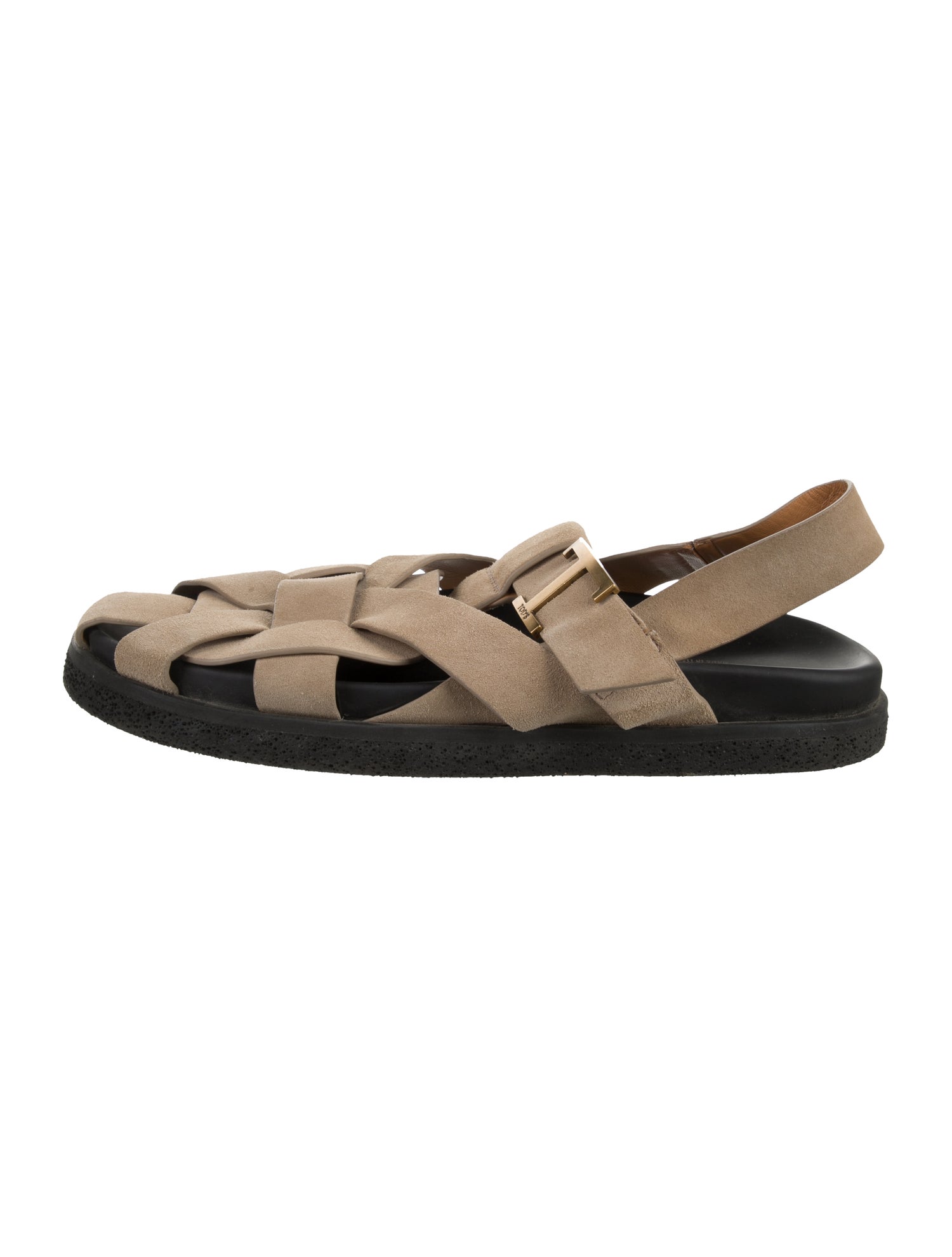 Tod's Nubuck Slingback Sandals