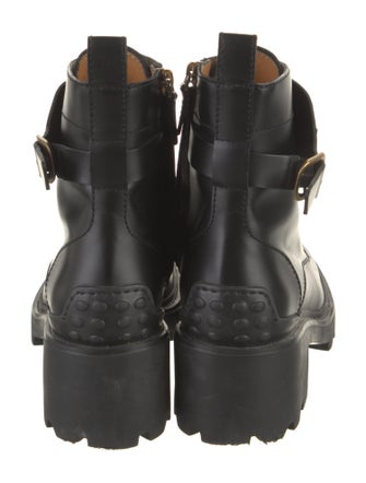 Tod's Leather Combat Boots