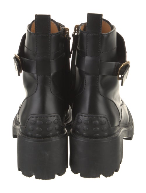 Tod's Leather Combat Boots
