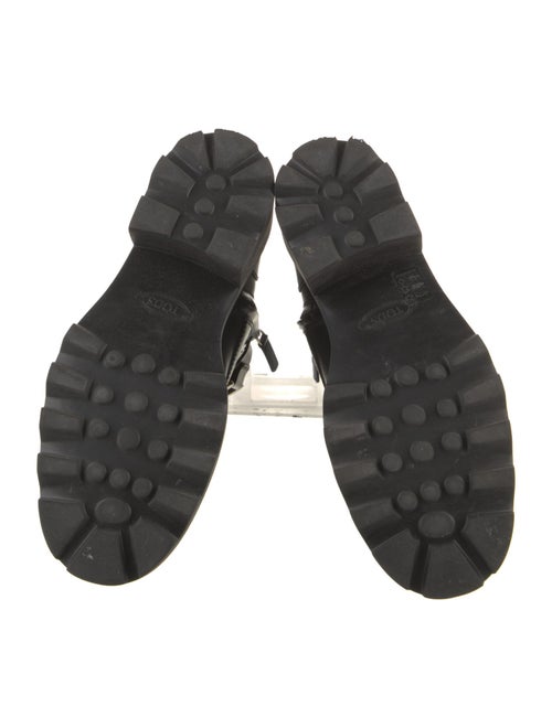 Tod's Leather Combat Boots