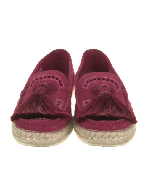 Tod's Suede Tassel Accents Espadrilles