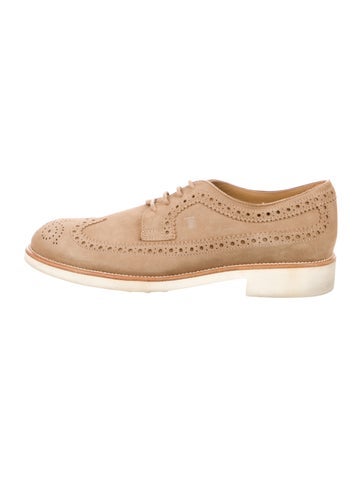 Tod's Oxfords Suede Brogues 8.5