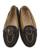 Tod's Suede Embroidered Accent Loafers