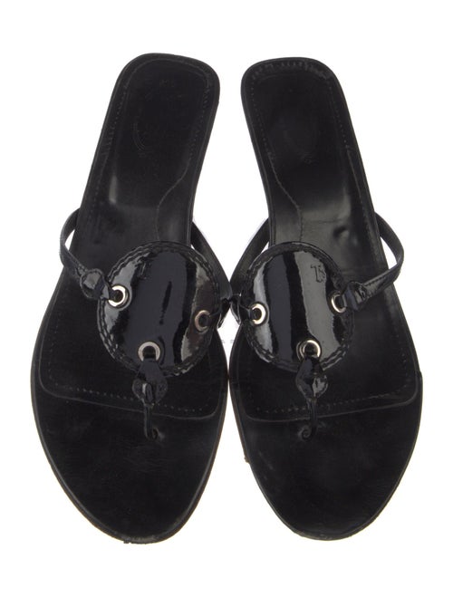 Tod's Patent Leather Mules