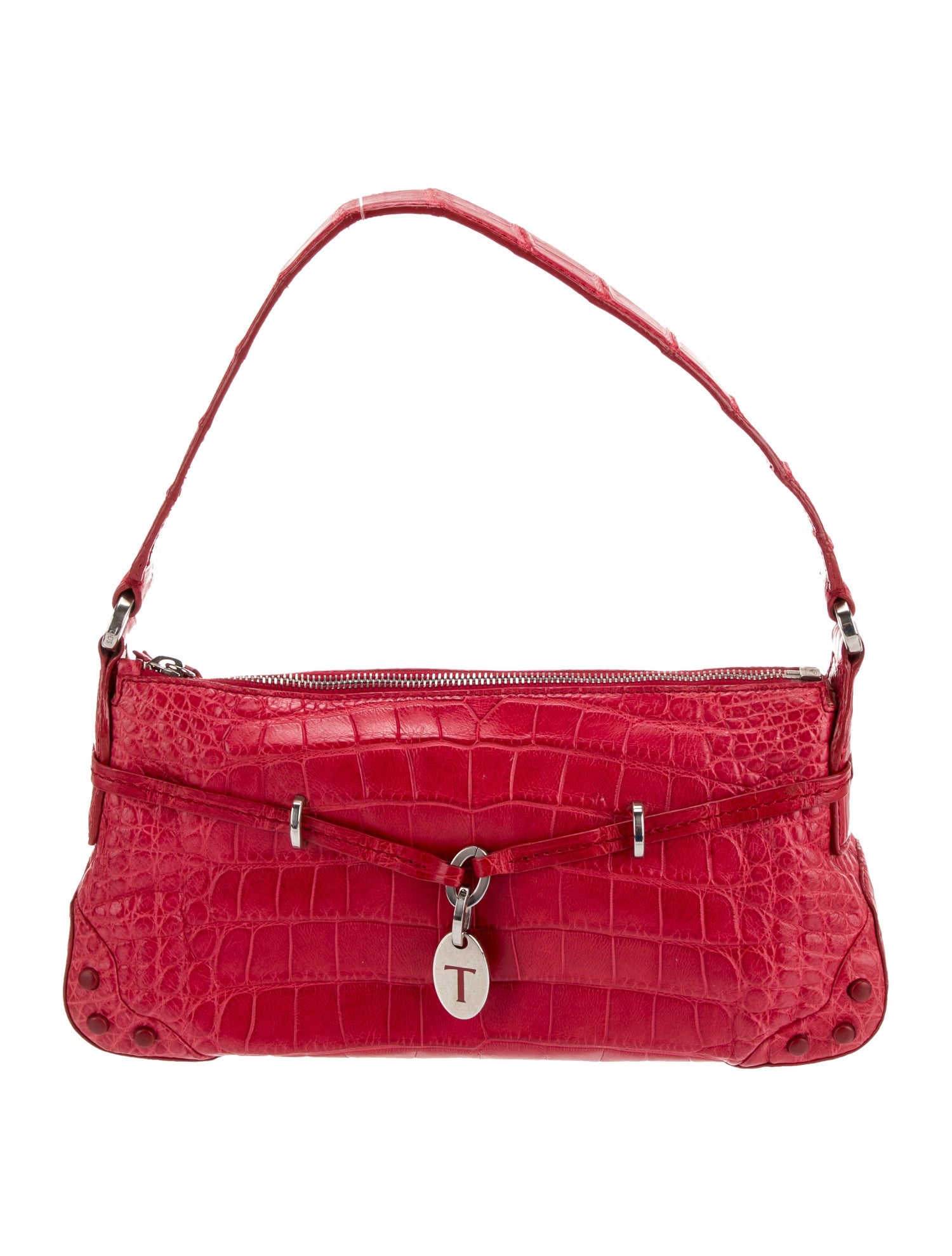 Tod's Alligator Top Handle Bag