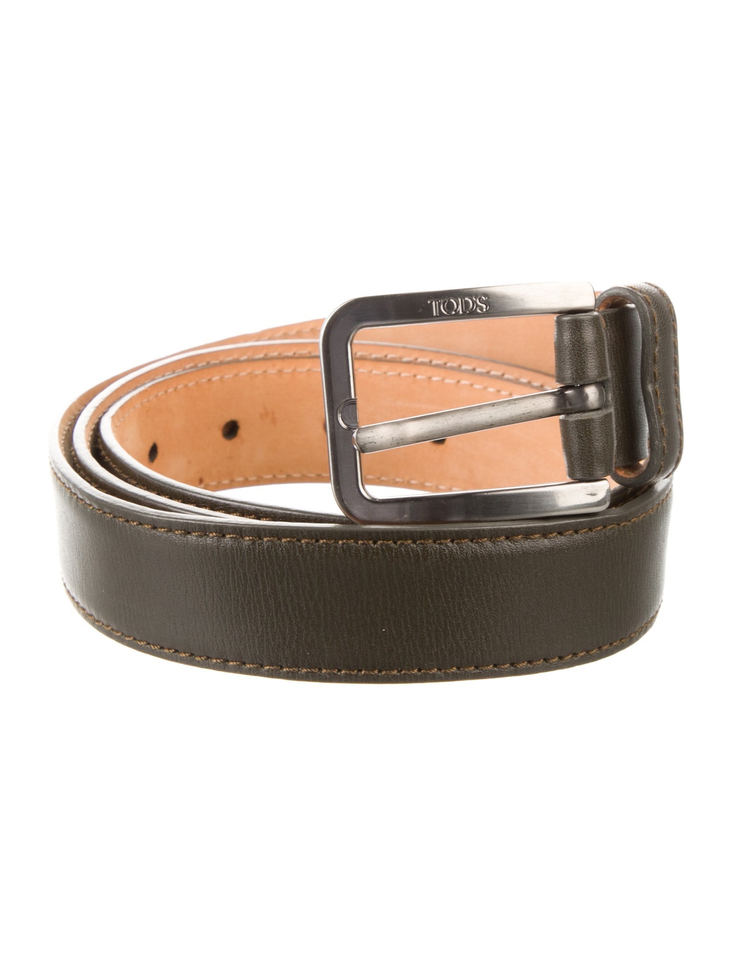 Tod's Skinny Leather Belt
