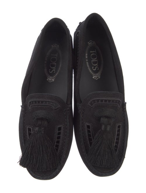 Tod's Suede Tassel Accents Loafers