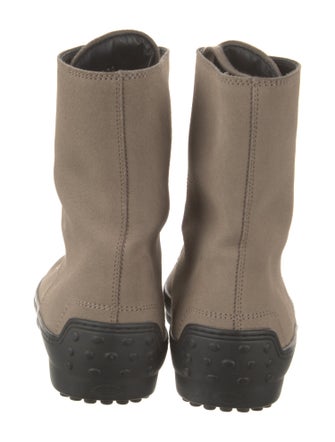 Tod's Suede Combat Boots