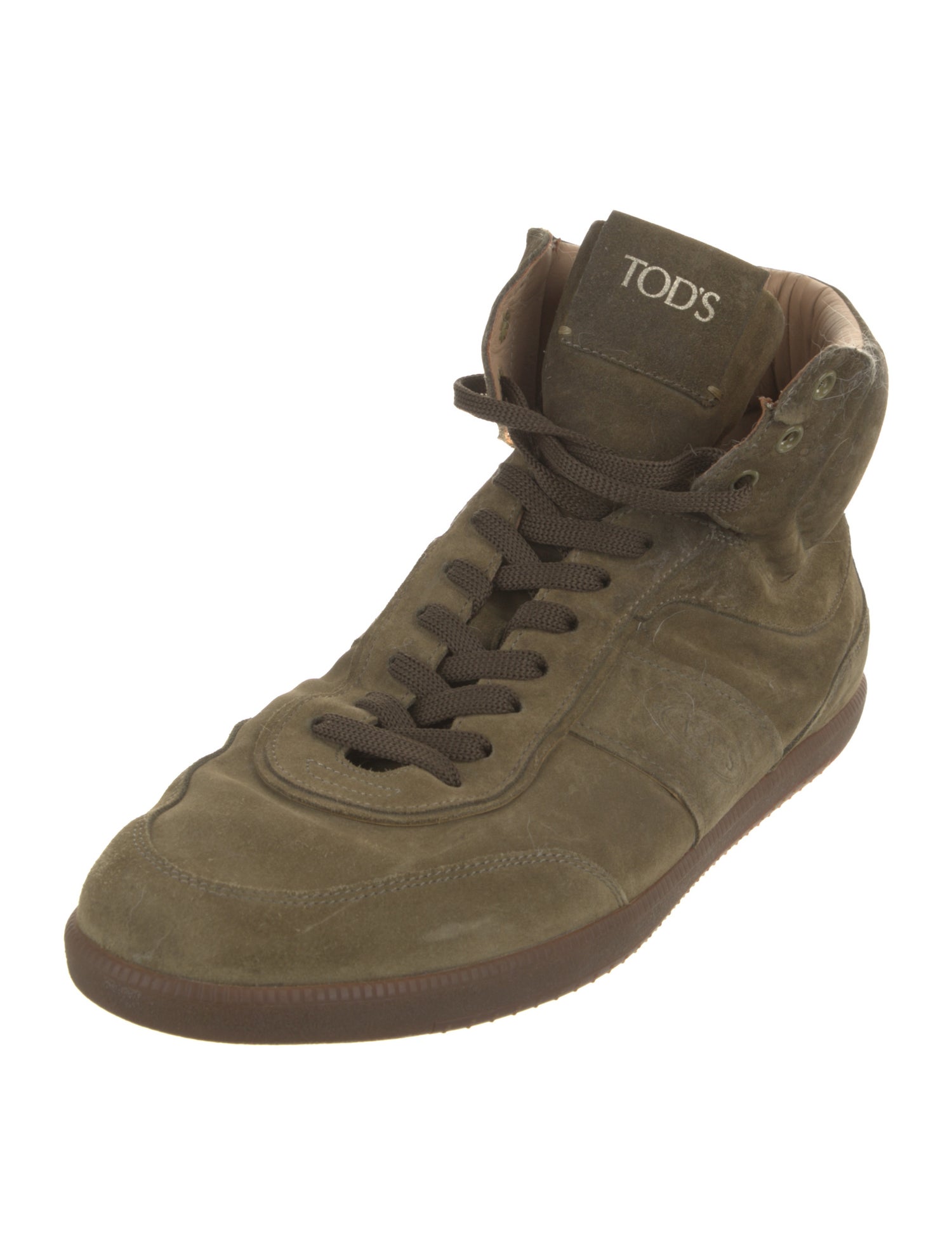 Tod's Suede Lace-Up Boots