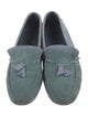 Tod's Suede Whipstitch Trim Loafers