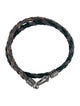 Tod's Leather Braided Wrap Bracelet