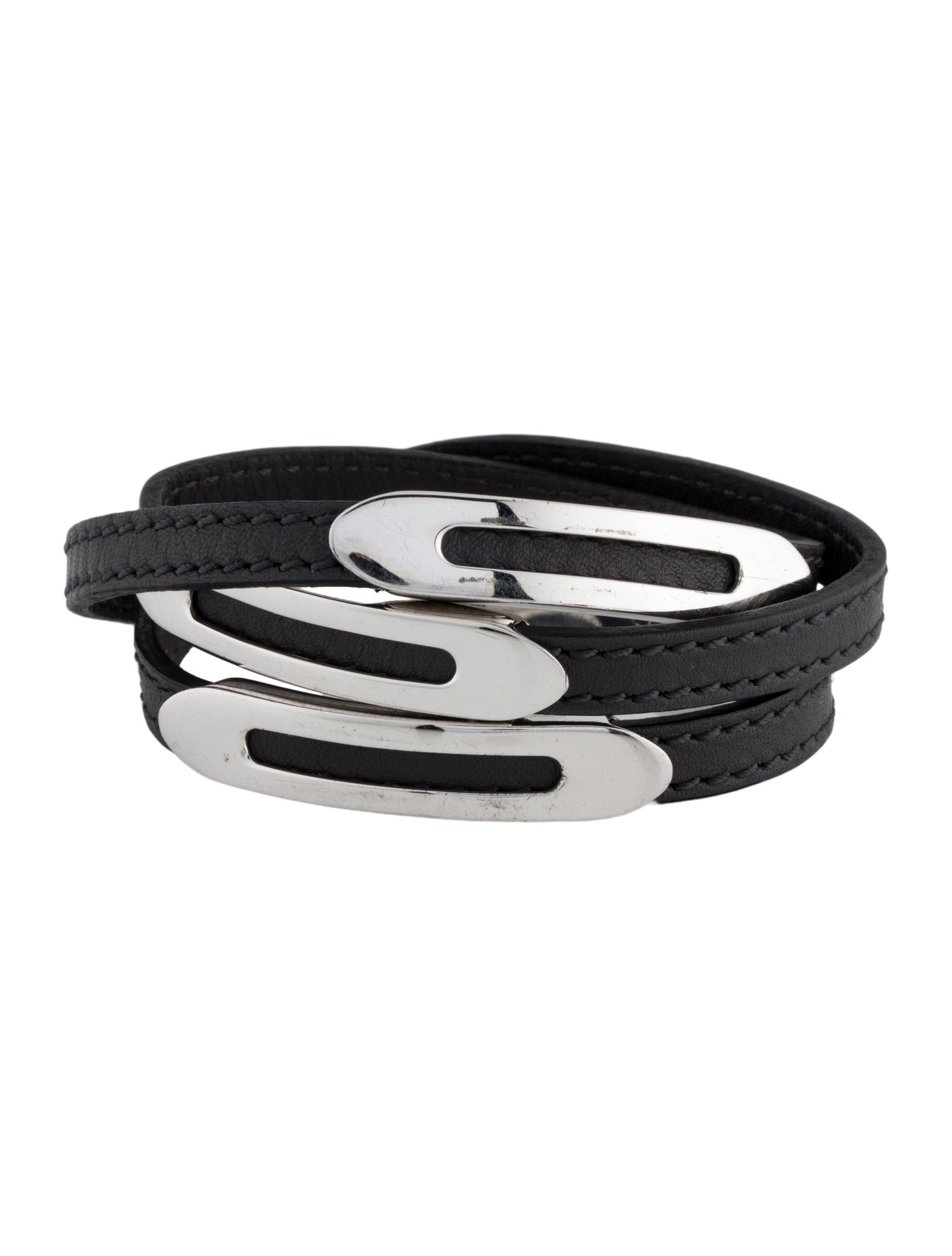 Tod's Leather Wrap Bracelet