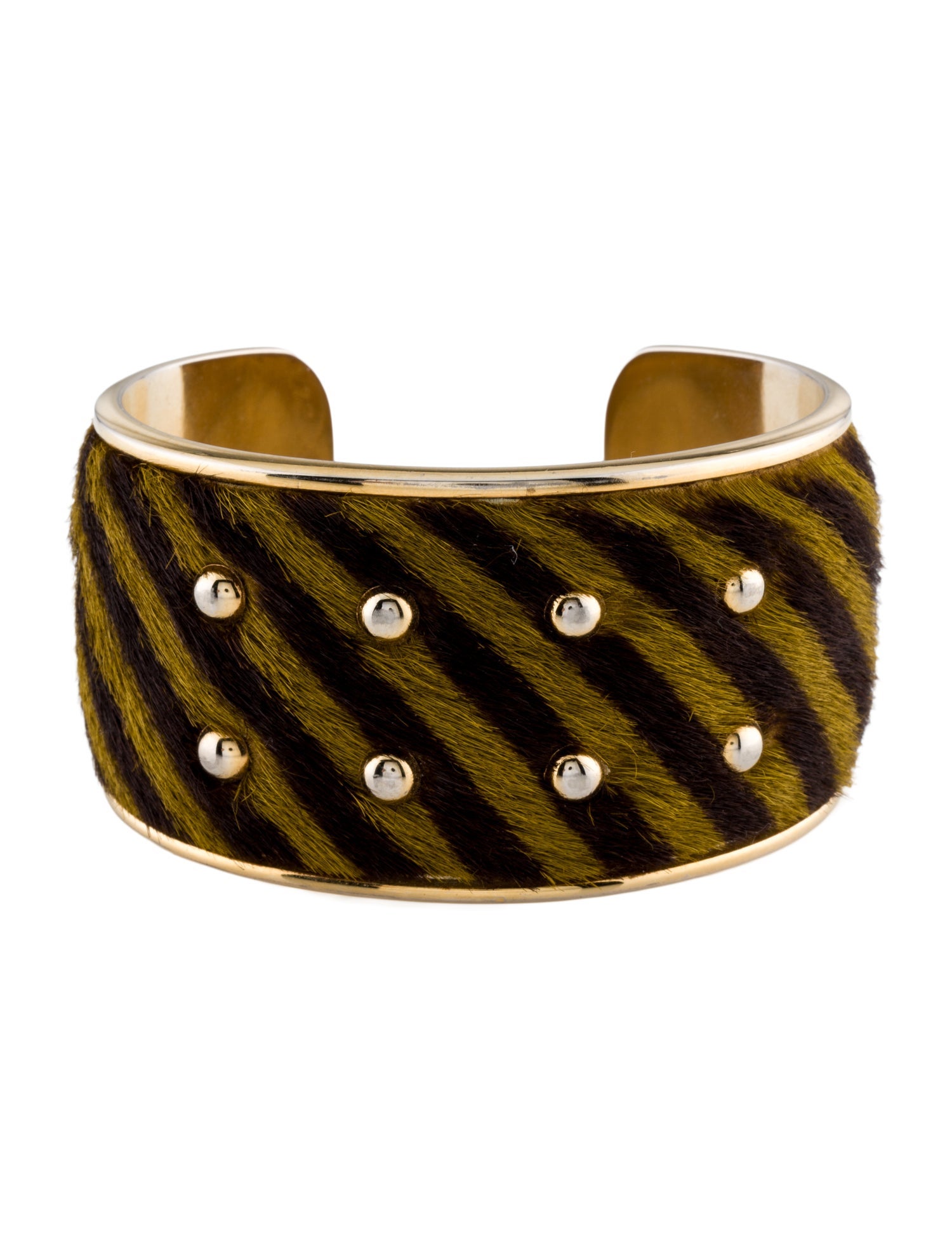 Tod's Faux Fur Cuff Bracelet
