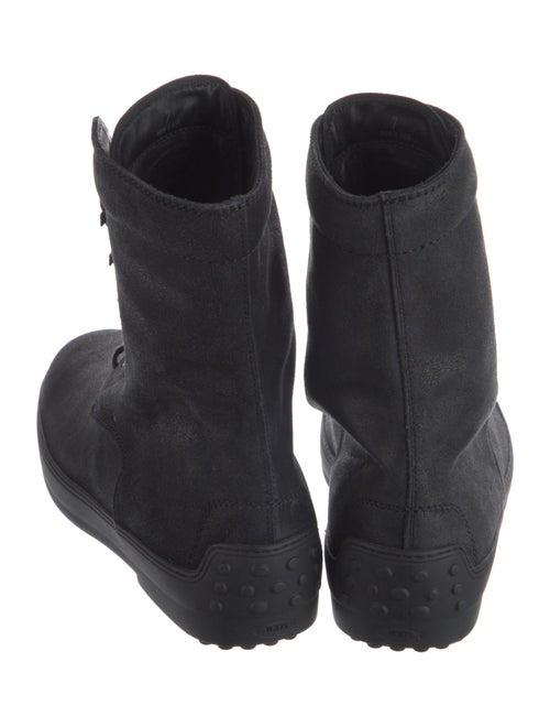 Tod's Suede Combat Boots