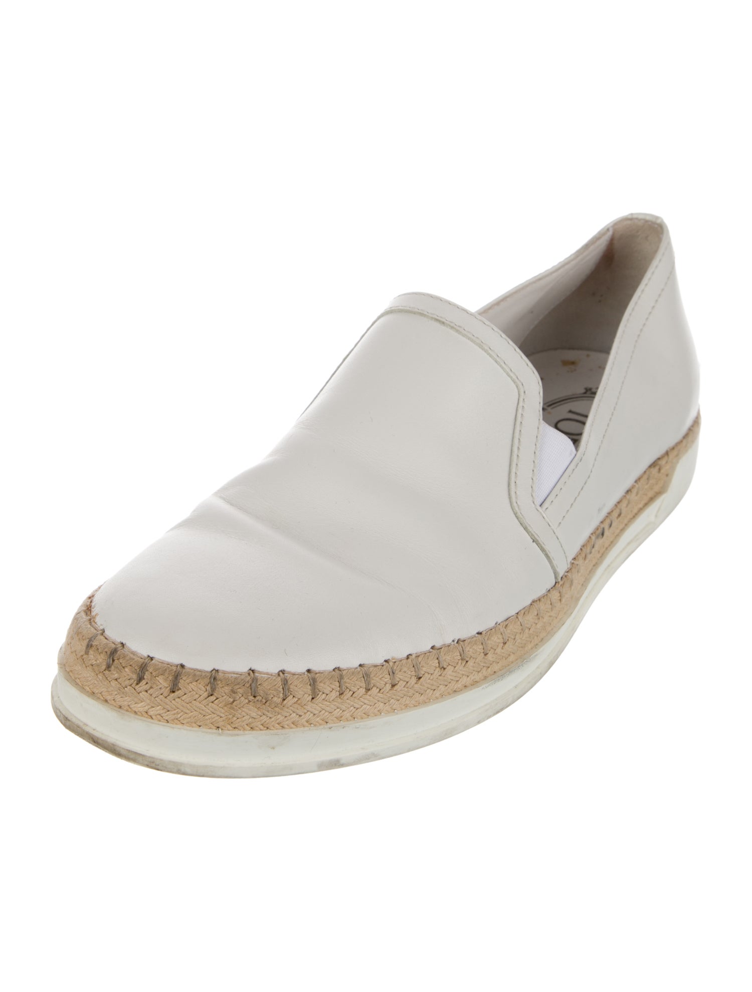 Tod's Leather Espadrille Sneakers