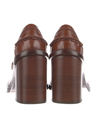 Tod's Leather Whipstitch Trim Pumps