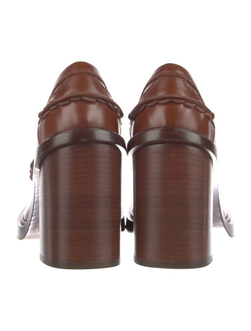 Tod's Leather Whipstitch Trim Pumps