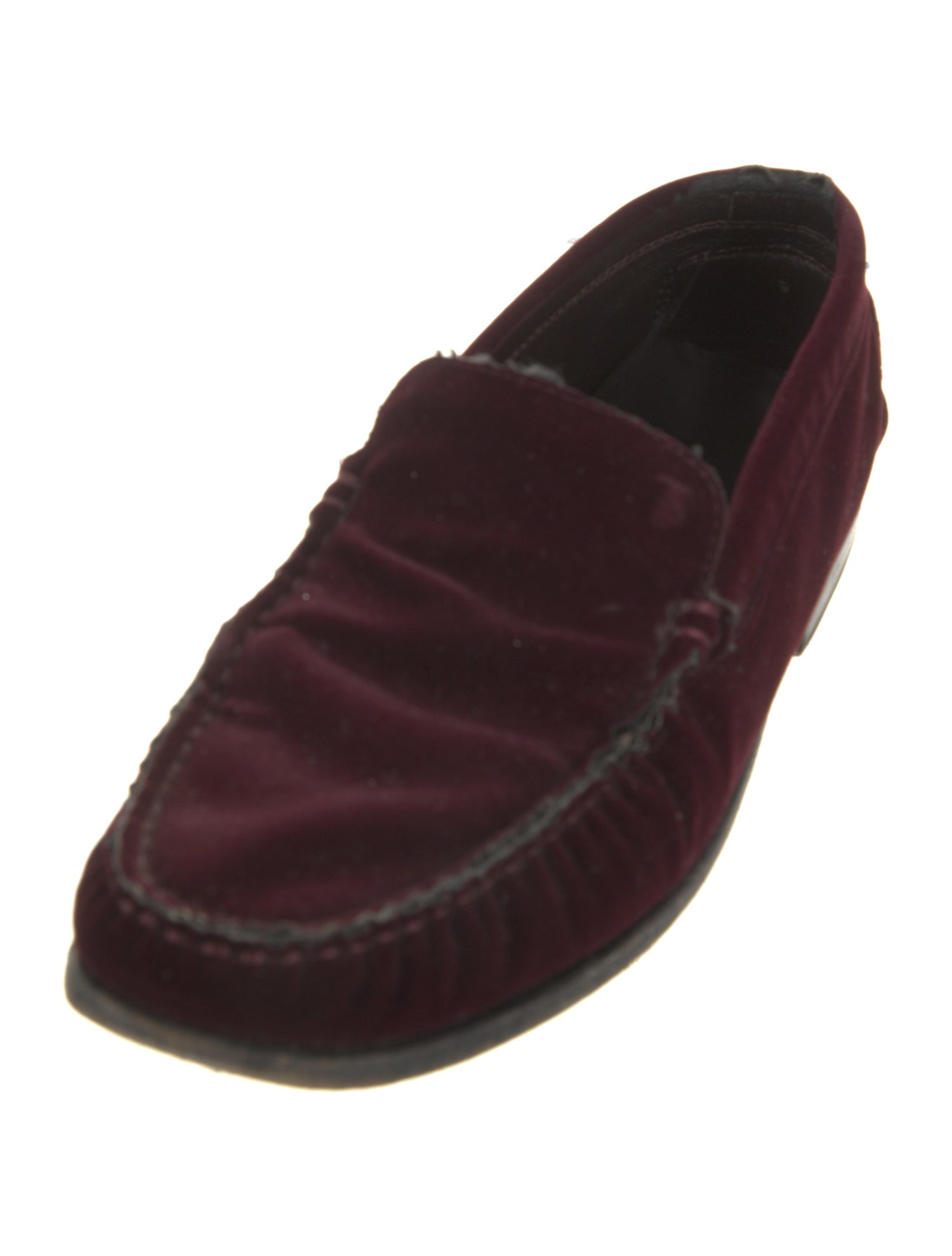 Tod's Velvet Loafers