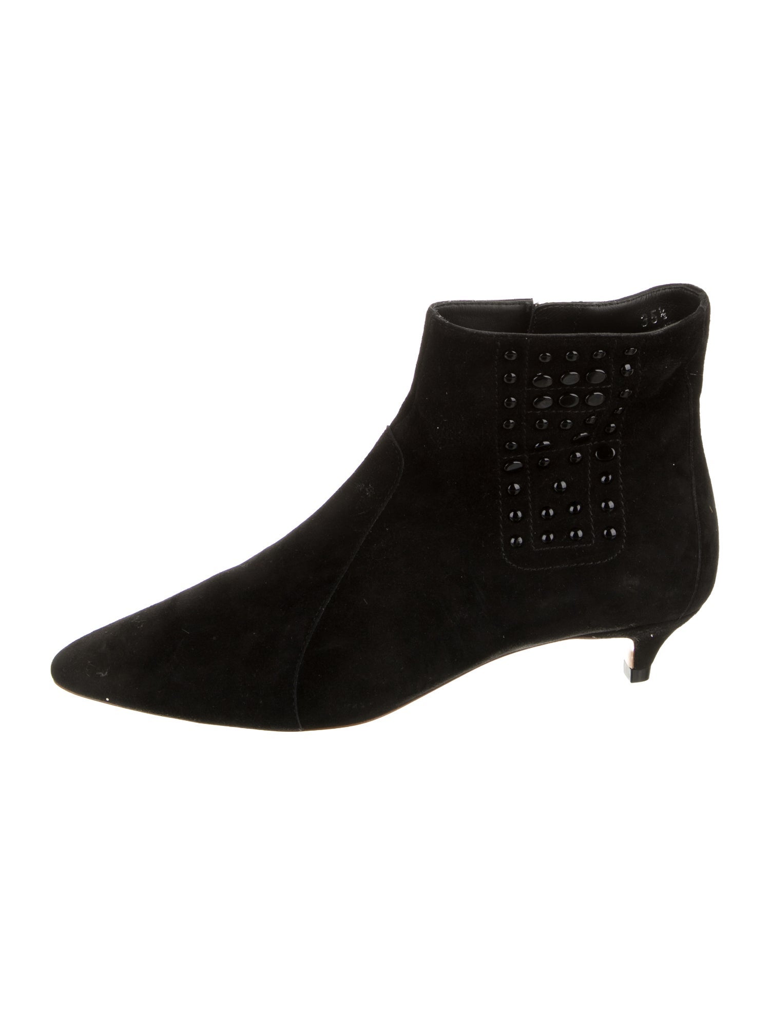 Tod's Suede Studded Accents Boots
