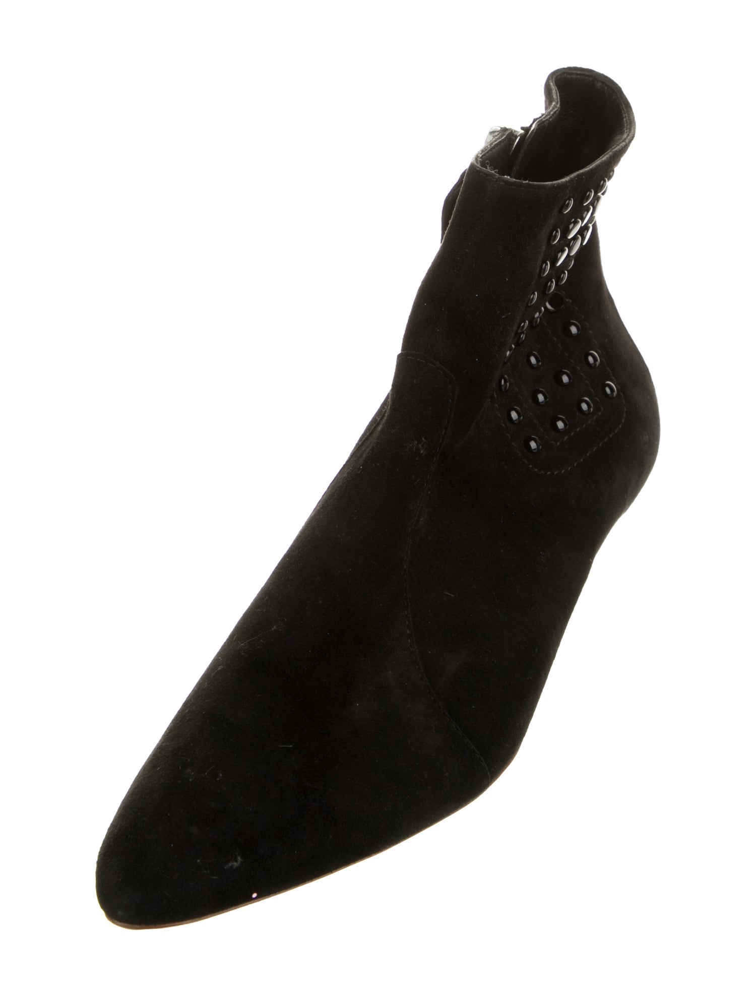 Tod's Suede Studded Accents Boots