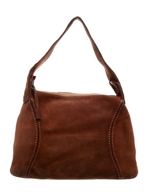 Tod's Suede Top Handle Bag