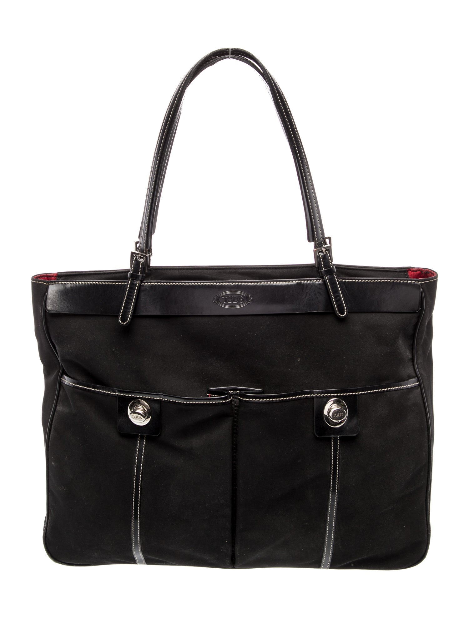 Tod's Canvas Top Handle Bag