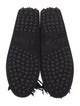Tod's Suede Tassel Accents Loafers