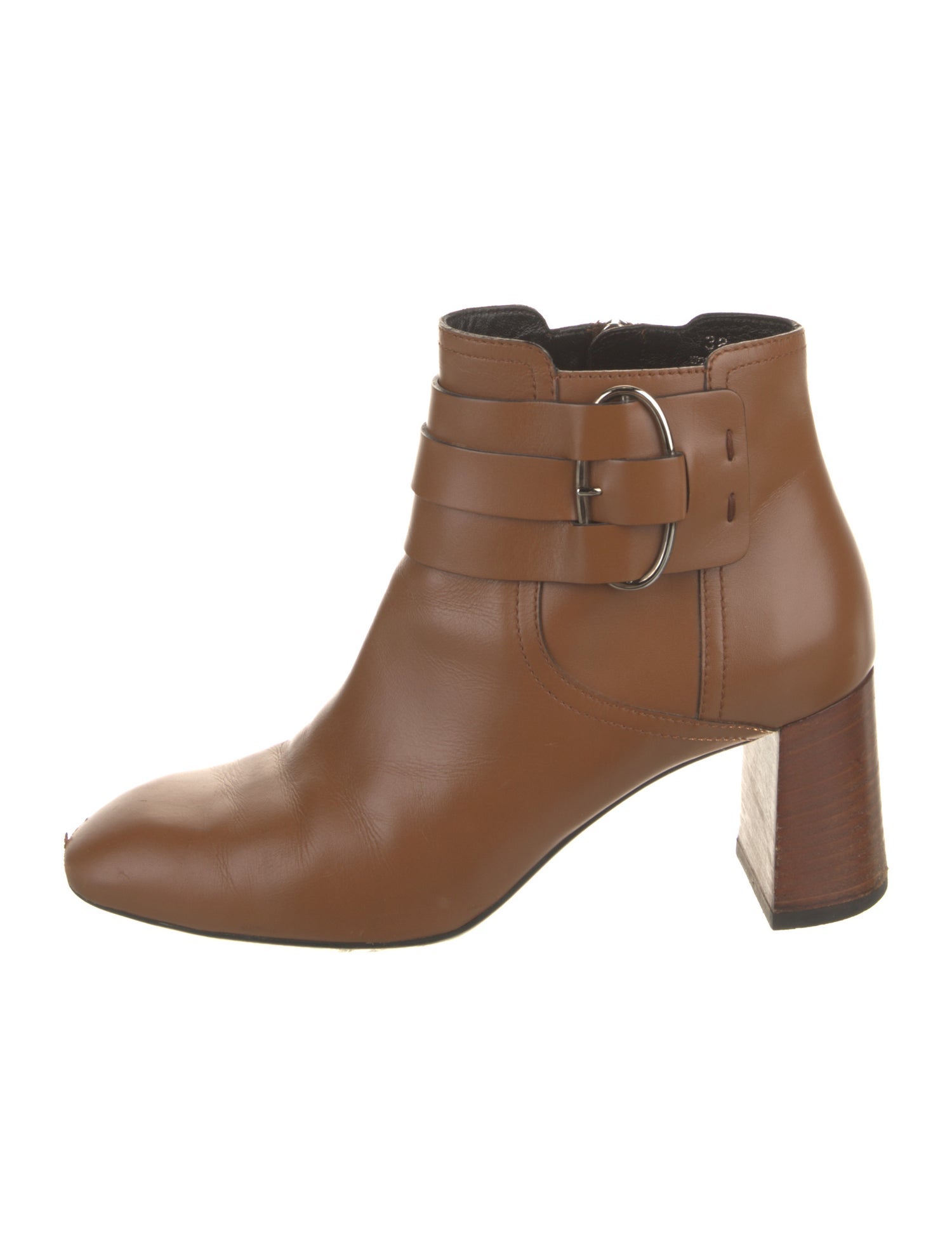 Tod's Leather Colorblock Pattern Boots