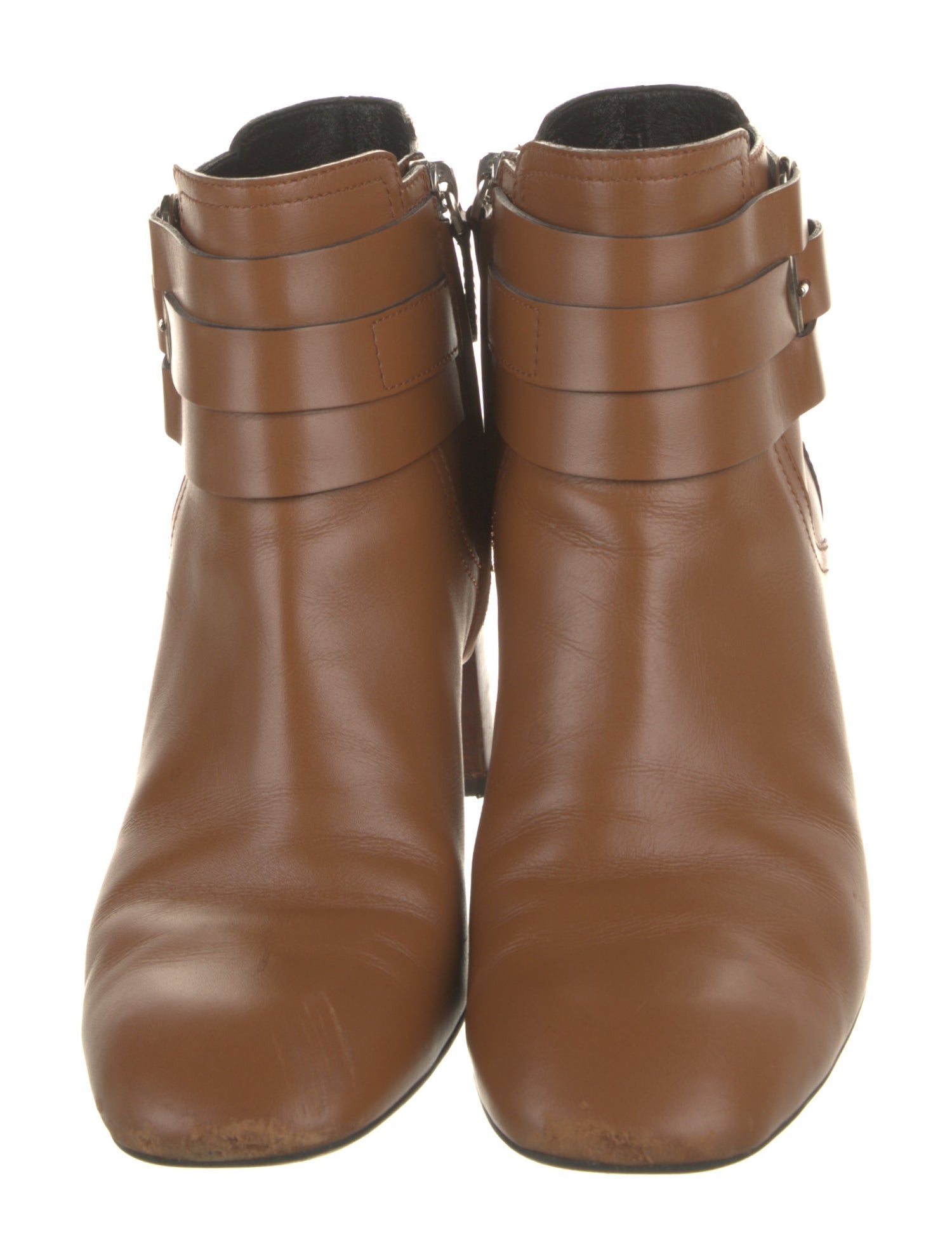 Tod's Leather Colorblock Pattern Boots