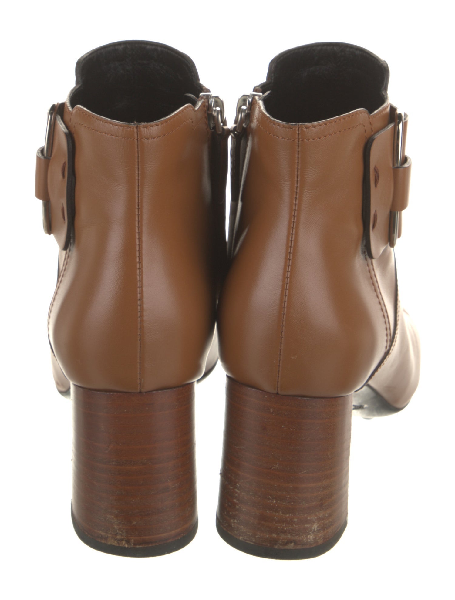 Tod's Leather Colorblock Pattern Boots