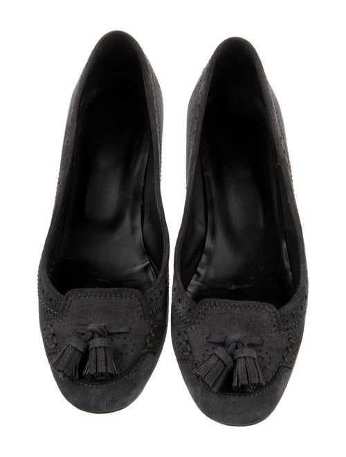 Tod's Suede Tassel Accents Pumps