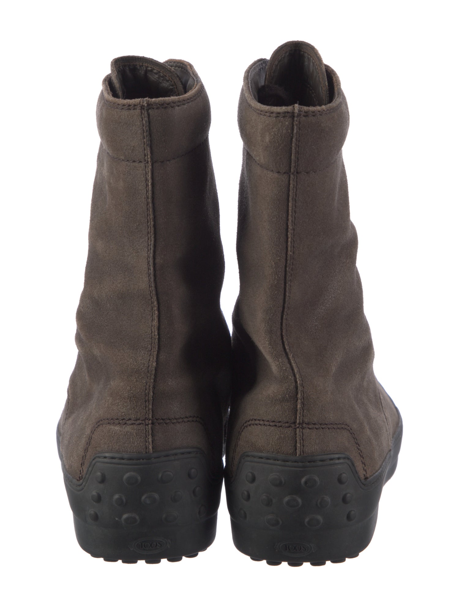 Tod's Suede Lace-Up Boots